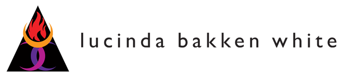 Lucinda Bakken White Logo